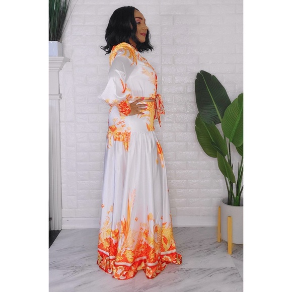 Plus+Curvy Kimora Long Sleeve Maxi Dress - Picture 2 of 5